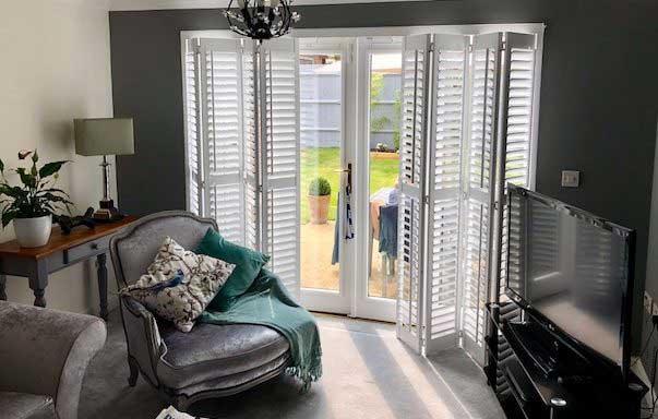 french doors shutters