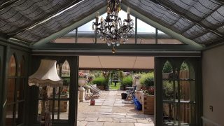 waterproof retractable awning