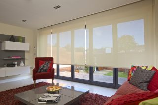 electric door blinds