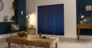 large bifold door blinds