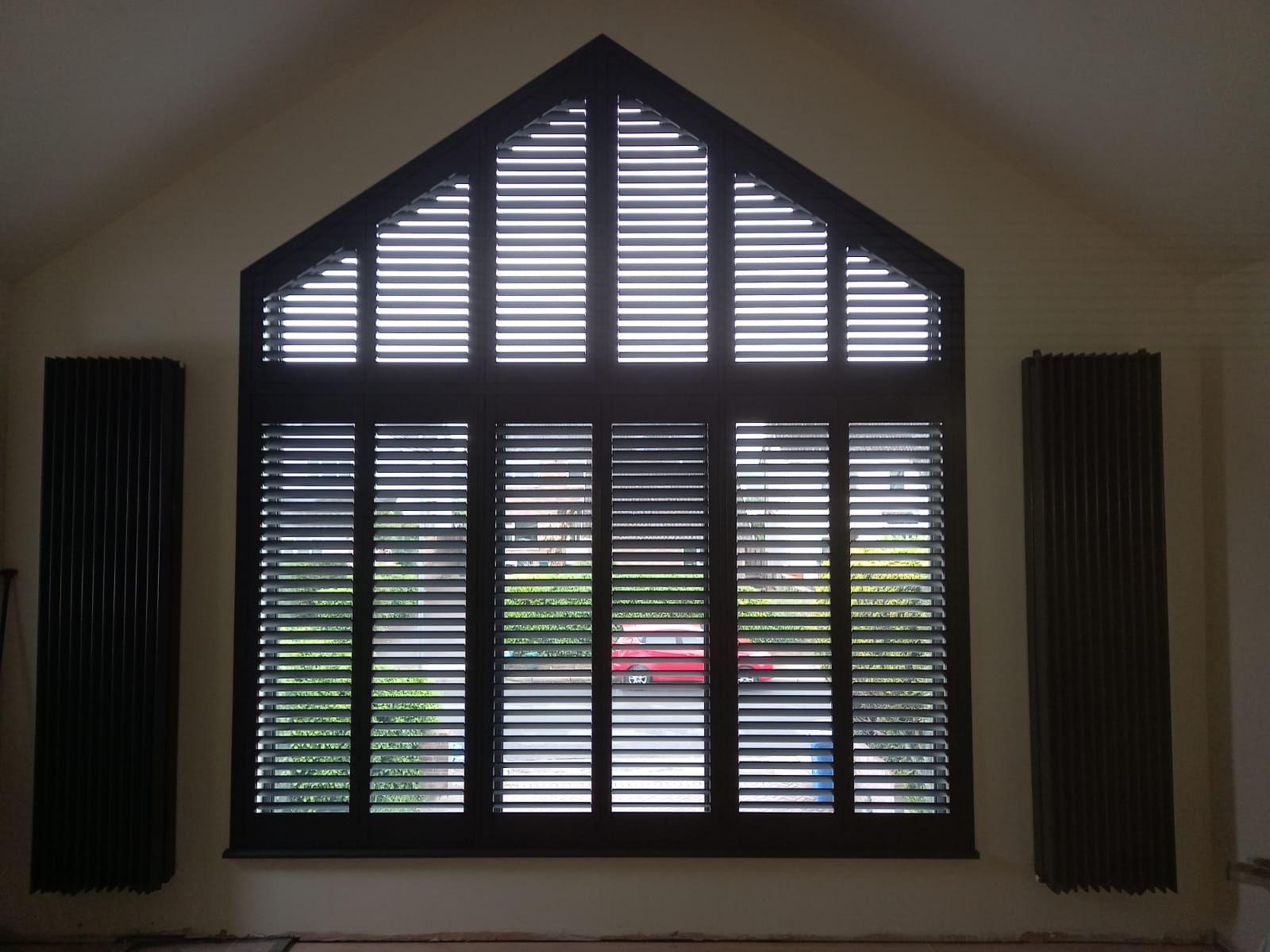 Window Shutters Anthracite Shaped