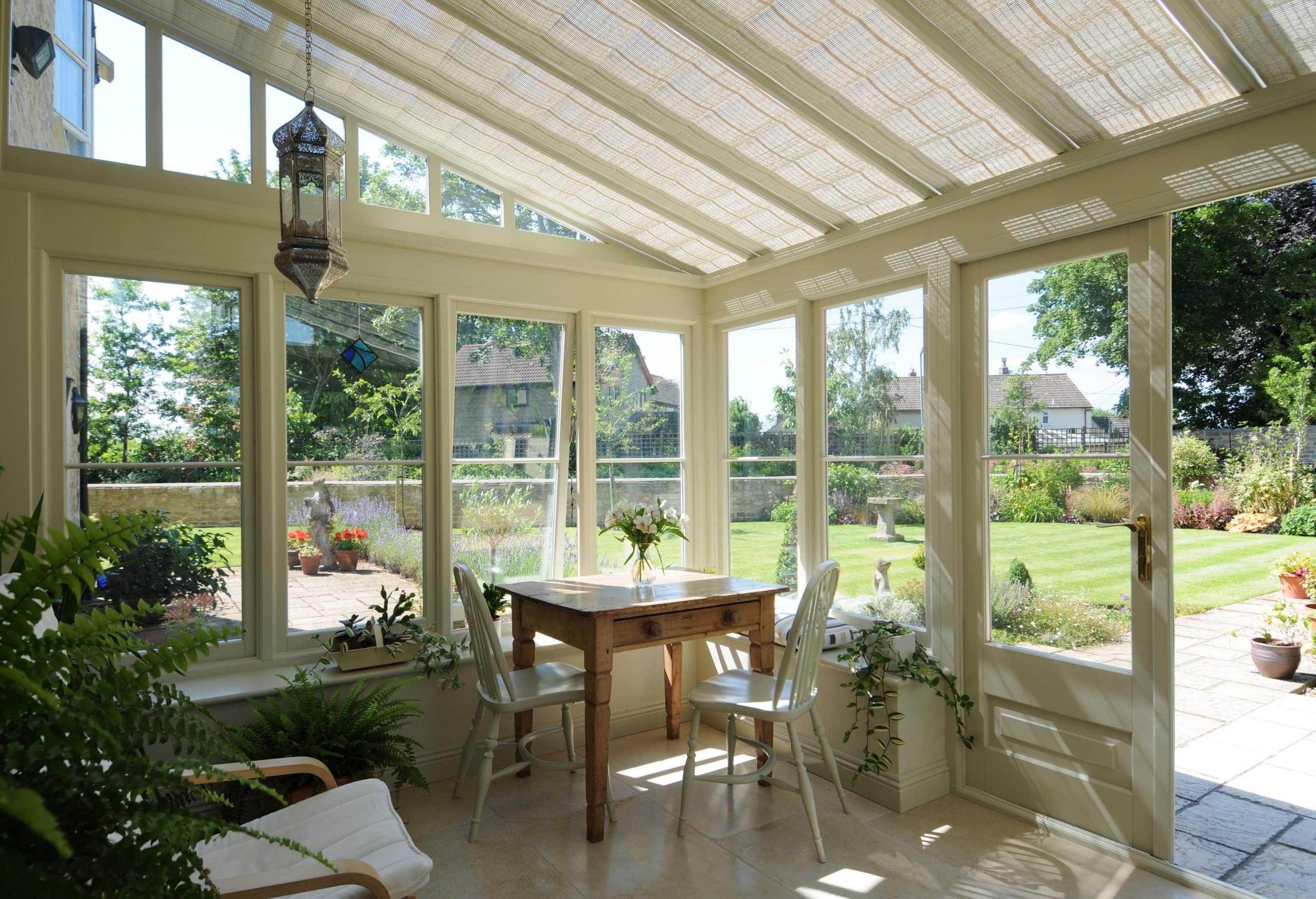 Appeal French Pinoleum conservatory roof blinds