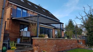 Haus Pergola in garden