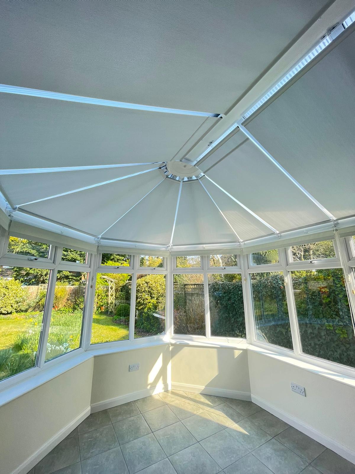 Solar-R insulating conservatory roof blinds